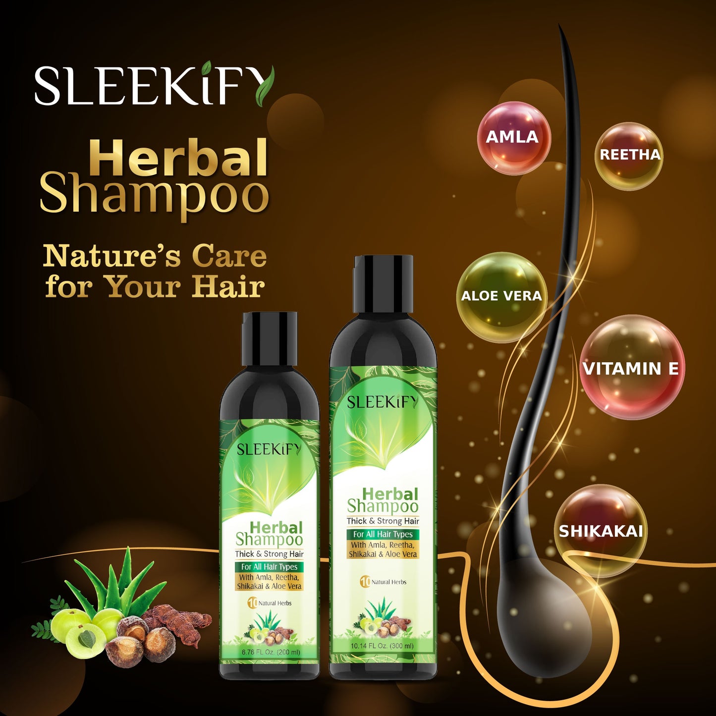 The Ultimate Herbal Hair Shampoo 200ml