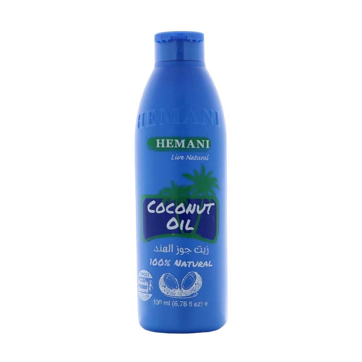 Pure Coconut Hair Oil 100ml (Blue)