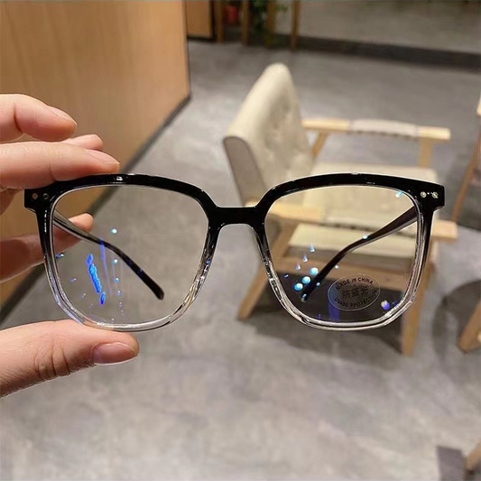 Women Men Anti Blue Light Round Eyewear Glasses Optical Eyeglass