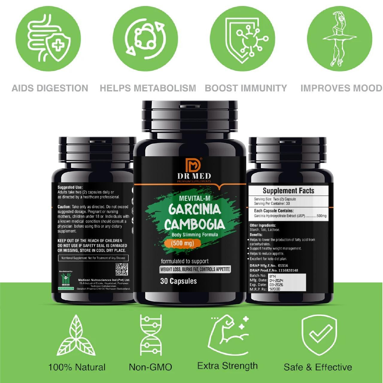 Capsules For Loss Weight, Burns Fat &amp; Control Appetite 30 Capsules