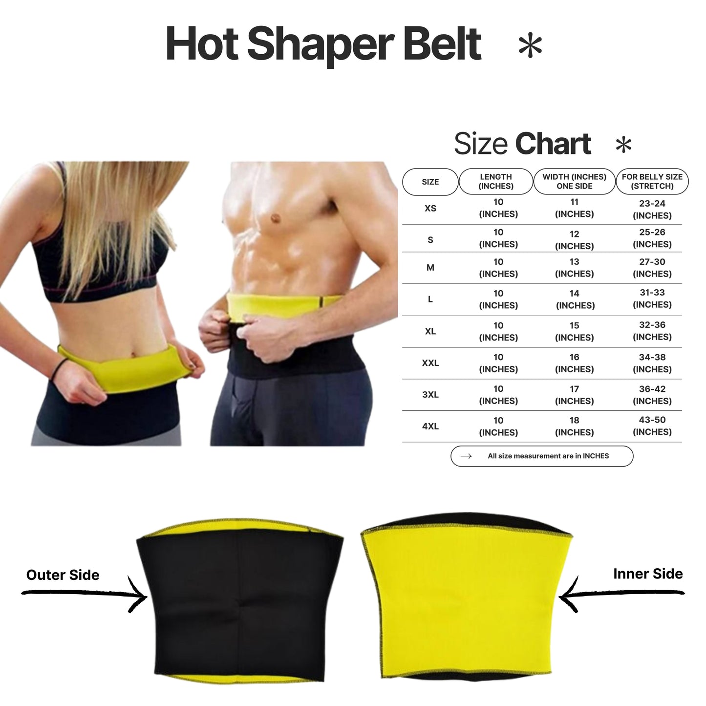 Body Shaper For Men's & Woman's